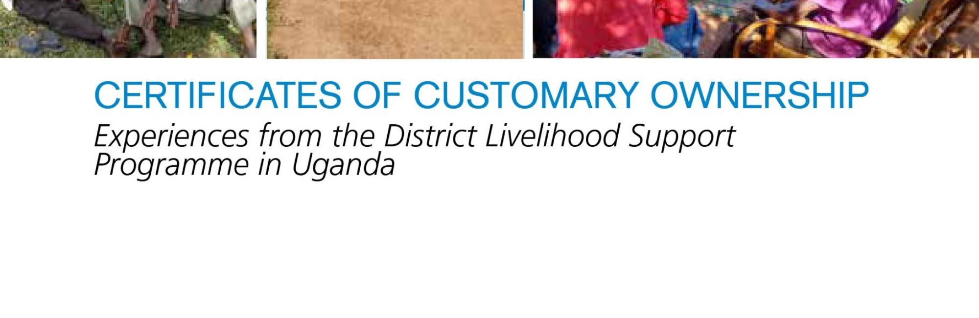 Certificates of customary ownership