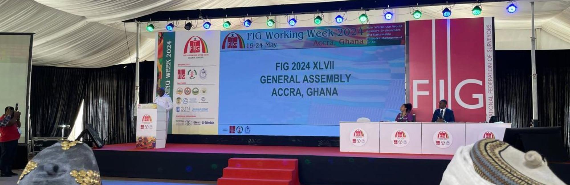 Advancing secure land rights and responsible land governance at the 2024 FIG Working Week in Accra