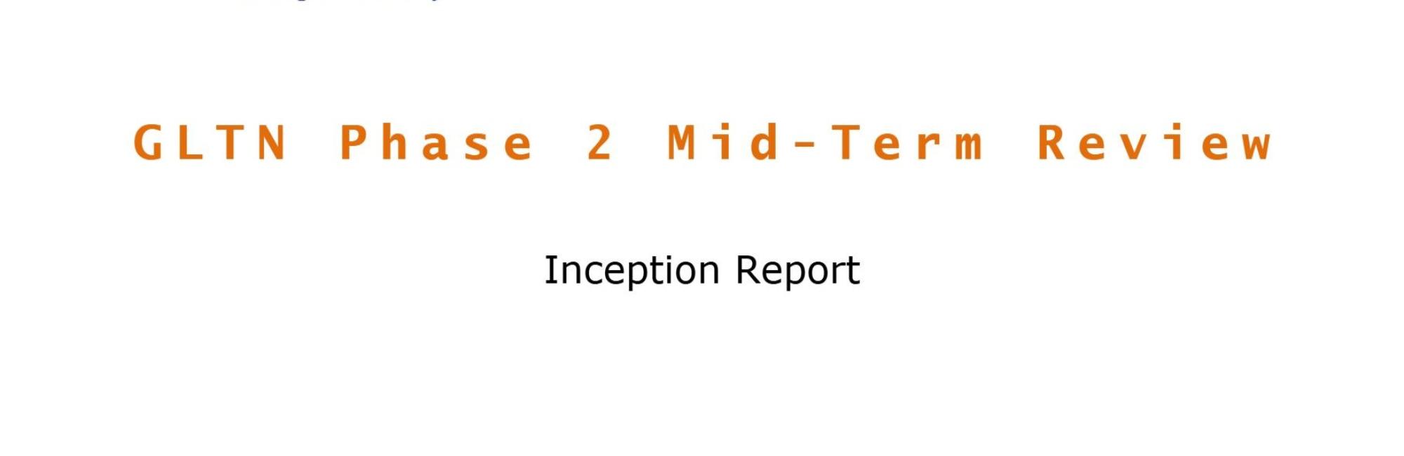 GLTN Phase 2 Mid-Term Review: Inception Report