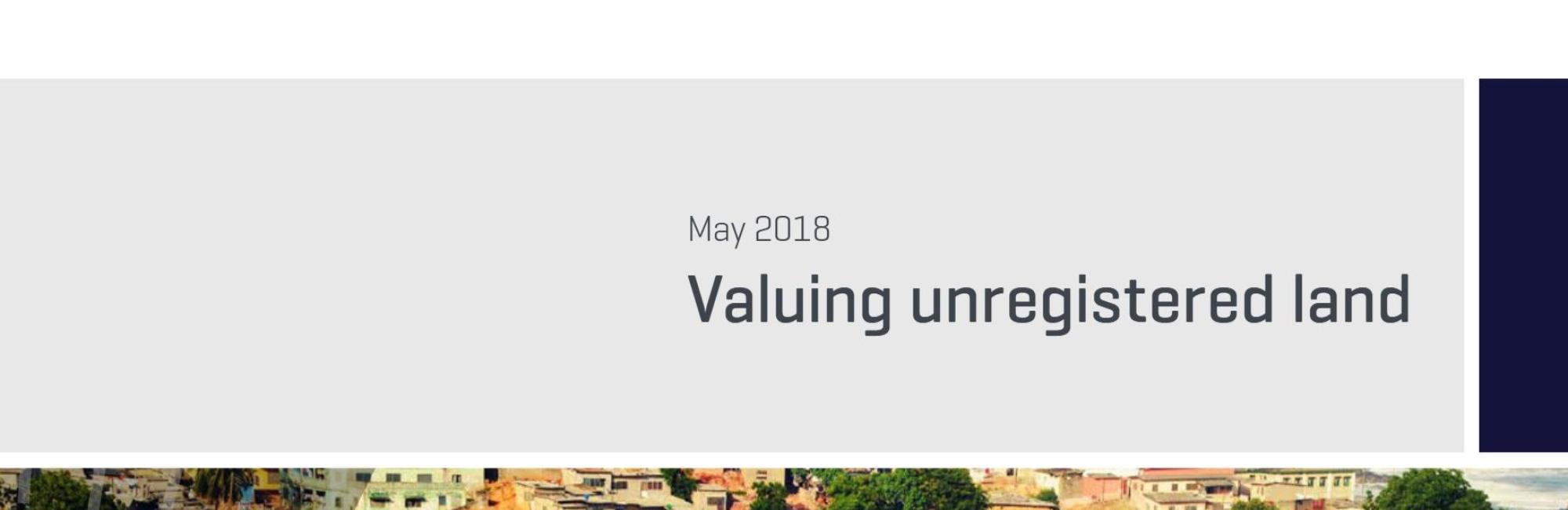 Valuing unregistered land