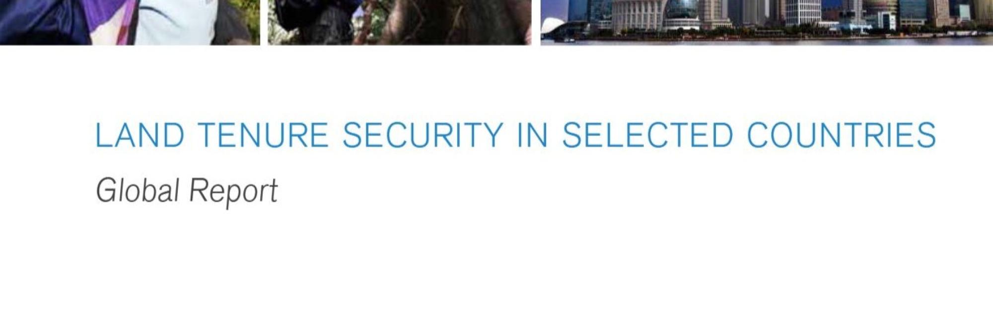 Land Tenure Security in Selected Countries: Global Report
