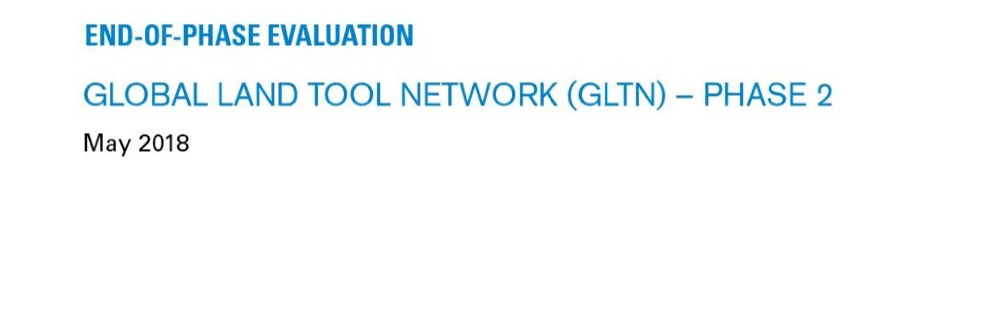 GLTN Phase 2: End-of-Phase Evaluation report 2018