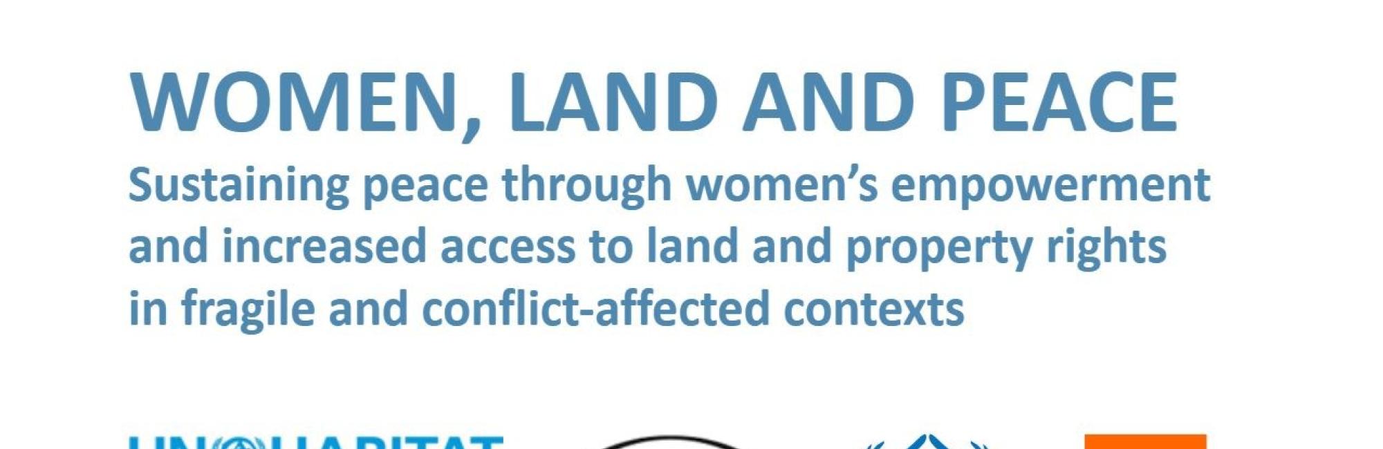 Key Messages on Women, Land and Peace